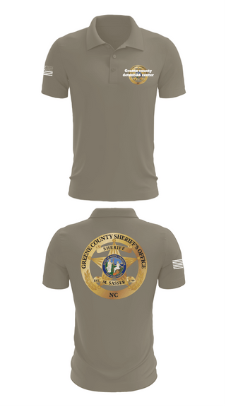 Short Sleeve Performance Polo, Greene county detention center, Police, Teamtime, Team time, sublimation, custom sports apparel, team uniforms, spirit wear, spiritwear, sports uniforms, custom shirts, team store, custom team store, fundraiser sports, apparel fundraiser