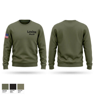 Crew Neck Sweatshirt, Lovins, Police, Teamtime, Team time, sublimation, custom sports apparel, team uniforms, spirit wear, spiritwear, sports uniforms, custom shirts, team store, custom team store, fundraiser sports, apparel fundraiser