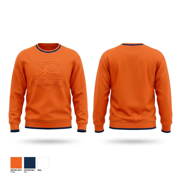 Crew Neck Sweatshirt, Roadrunners, , Teamtime, Team time, sublimation, custom sports apparel, team uniforms, spirit wear, spiritwear, sports uniforms, custom shirts, team store, custom team store, fundraiser sports, apparel fundraiser