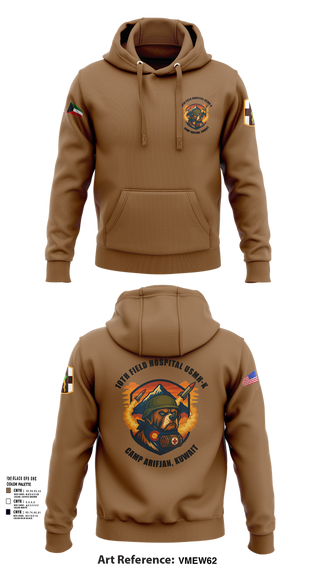 Hoodie, 10th Field Hospital (FWD), , Teamtime, Team time, sublimation, custom sports apparel, team uniforms, spirit wear, spiritwear, sports uniforms, custom shirts, team store, custom team store, fundraiser sports, apparel fundraiser