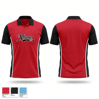 Short Sleeve Performance Polo, Okc xtreme, Baseball, Teamtime, Team time, sublimation, custom sports apparel, team uniforms, spirit wear, spiritwear, sports uniforms, custom shirts, team store, custom team store, fundraiser sports, apparel fundraiser