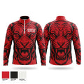 Grandfield Bearcats Quarter Zip Jacket - 1
