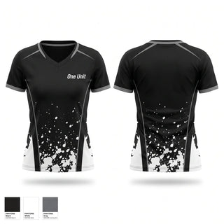 Womens Short Sleeve Vneck Shirt, One Unit, Men's Basketball, Teamtime, Team time, sublimation, custom sports apparel, team uniforms, spirit wear, spiritwear, sports uniforms, custom shirts, team store, custom team store, fundraiser sports, apparel fundraiser