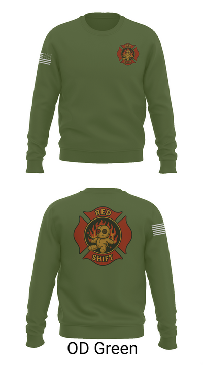 City of Lake Geneva Fire Department 76395935 Crew Neck Sweatshirt - 45