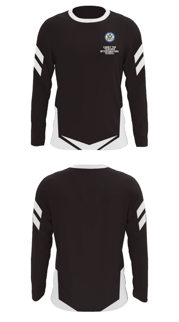 Long Sleeve Performance Shirt, Christ The Teacher Interparochial School, Spirit Store, Teamtime, Team time, sublimation, custom sports apparel, team uniforms, spirit wear, spiritwear, sports uniforms, custom shirts, team store, custom team store, fundraiser sports, apparel fundraiser
