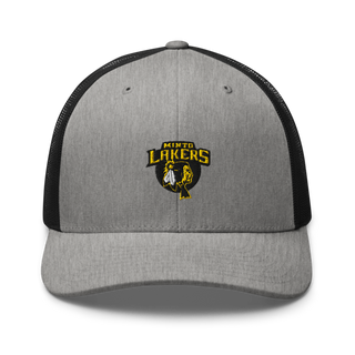 Minto Lakers Basketball Retro Trucker Hat | Yupoong 6606