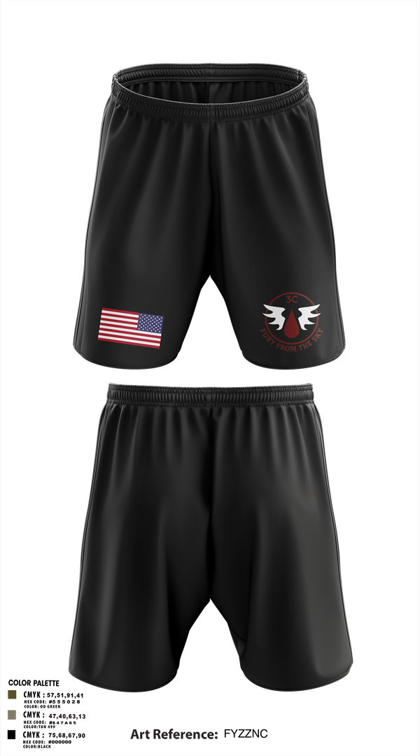 Athletic Shorts With Pockets, CCo, 1-508PIR (OG), Army, Teamtime, Team time, sublimation, custom sports apparel, team uniforms, spirit wear, spiritwear, sports uniforms, custom shirts, team store, custom team store, fundraiser sports, apparel fundraiser
