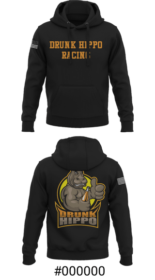 Hoodie, Drunk Hippo Racing, , Teamtime, Team time, sublimation, custom sports apparel, team uniforms, spirit wear, spiritwear, sports uniforms, custom shirts, team store, custom team store, fundraiser sports, apparel fundraiser