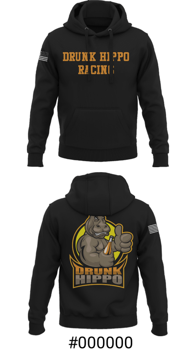 Drunk Hippo Racing 90284790 Hoodie - 17