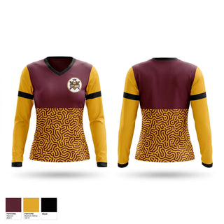 Womens Long Sleeve Vneck Shirt, Hatfield Towamencin Titans, Baseball, Teamtime, Team time, sublimation, custom sports apparel, team uniforms, spirit wear, spiritwear, sports uniforms, custom shirts, team store, custom team store, fundraiser sports, apparel fundraiser
