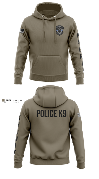 Hoodie, Roy Cit Police K9, Police, Teamtime, Team time, sublimation, custom sports apparel, team uniforms, spirit wear, spiritwear, sports uniforms, custom shirts, team store, custom team store, fundraiser sports, apparel fundraiser