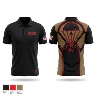 Short Sleeve Performance Polo, 3CSC, Army, Teamtime, Team time, sublimation, custom sports apparel, team uniforms, spirit wear, spiritwear, sports uniforms, custom shirts, team store, custom team store, fundraiser sports, apparel fundraiser