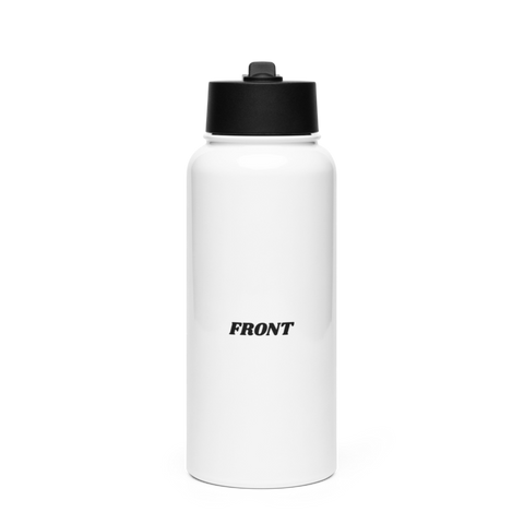 TestingwR Stainless Steel Water Bottle with a Straw Lid