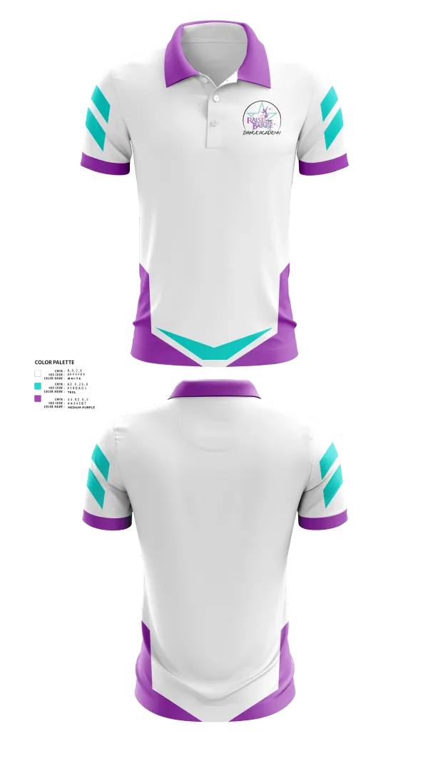 Short Sleeve Performance Polo, Raise the Barre Dance Academy, , Teamtime, Team time, sublimation, custom sports apparel, team uniforms, spirit wear, spiritwear, sports uniforms, custom shirts, team store, custom team store, fundraiser sports, apparel fundraiser