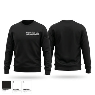 Crew Neck Sweatshirt, Dougherty County Police Crime Suppression Team, Police, Teamtime, Team time, sublimation, custom sports apparel, team uniforms, spirit wear, spiritwear, sports uniforms, custom shirts, team store, custom team store, fundraiser sports, apparel fundraiser