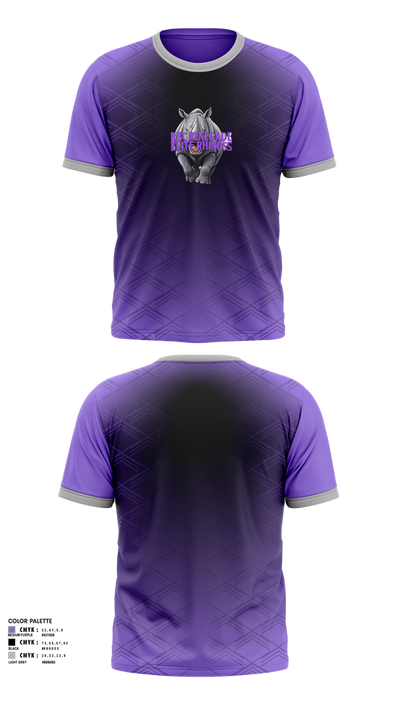 RBC Renegade Elite Rhinos 40669574 Short Sleeve Performance Shirt - 2