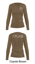 ATLAS 52779746 Women's Long Sleeve V-neck Shirt - 15