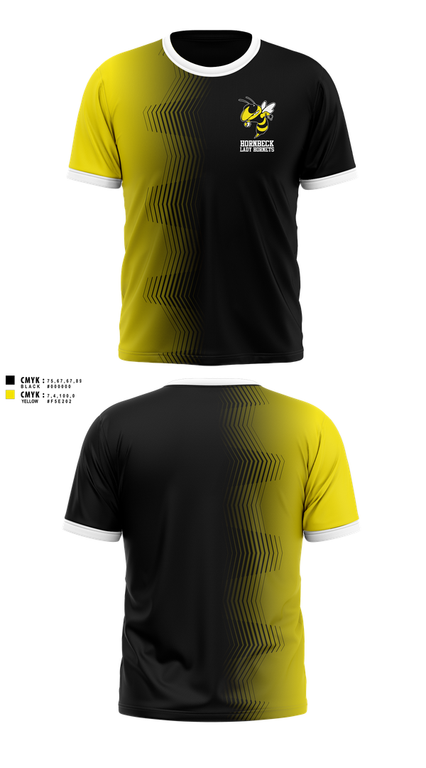 Short Sleeve Performance Shirt, Hornbeck Lady Hornets, Softball, Teamtime, Team time, sublimation, custom sports apparel, team uniforms, spirit wear, spiritwear, sports uniforms, custom shirts, team store, custom team store, fundraiser sports, apparel fundraiser