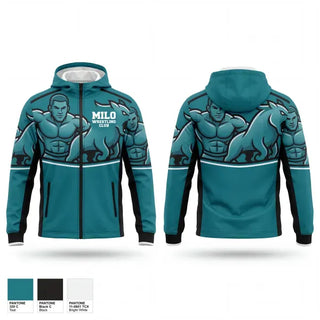 Windbreaker, Milo Wrestling Club, Wrestling, Teamtime, Team time, sublimation, custom sports apparel, team uniforms, spirit wear, spiritwear, sports uniforms, custom shirts, team store, custom team store, fundraiser sports, apparel fundraiser