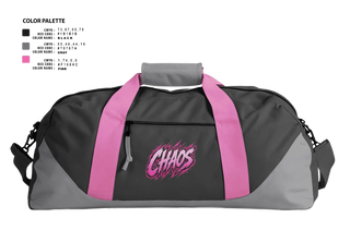 Duffle Bag, Chaos, Softball, Teamtime, Team time, sublimation, custom sports apparel, team uniforms, spirit wear, spiritwear, sports uniforms, custom shirts, team store, custom team store, fundraiser sports, apparel fundraiser