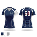 Blast Baseball Women's Short Sleeve V-neck Shirt - 1