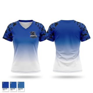Womens Short Sleeve Vneck Shirt, Panthers, , Teamtime, Team time, sublimation, custom sports apparel, team uniforms, spirit wear, spiritwear, sports uniforms, custom shirts, team store, custom team store, fundraiser sports, apparel fundraiser