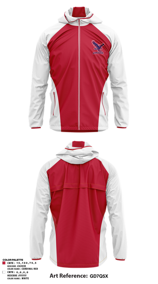 Windbreaker, Academy of Careers and Exploration Football, , Teamtime, Team time, sublimation, custom sports apparel, team uniforms, spirit wear, spiritwear, sports uniforms, custom shirts, team store, custom team store, fundraiser sports, apparel fundraiser