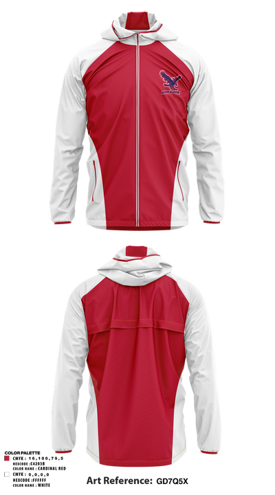 Academy of Careers and Exploration Football 31535634 Windbreaker - 1
