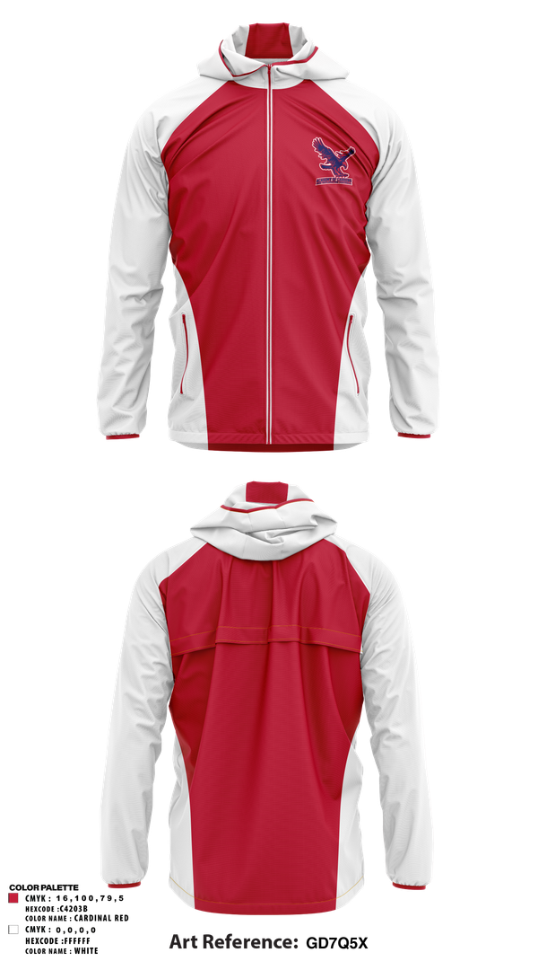 Windbreaker, Academy of Careers and Exploration Football, , Teamtime, Team time, sublimation, custom sports apparel, team uniforms, spirit wear, spiritwear, sports uniforms, custom shirts, team store, custom team store, fundraiser sports, apparel fundraiser