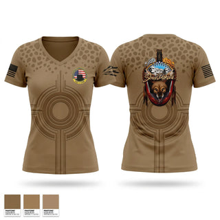 Womens Short Sleeve Vneck Shirt, USS SOUTH DAKOTA, Navy, Teamtime, Team time, sublimation, custom sports apparel, team uniforms, spirit wear, spiritwear, sports uniforms, custom shirts, team store, custom team store, fundraiser sports, apparel fundraiser