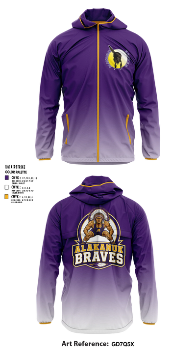 Alakanuk Braves Windbreaker - 5