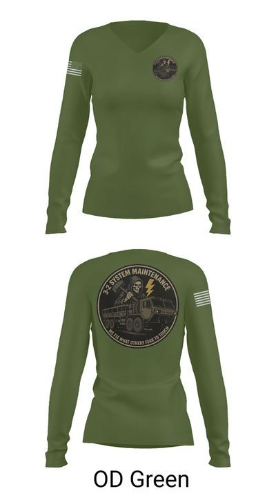 3-2 ADA 51823932 Women's Long Sleeve V-neck Shirt - 57