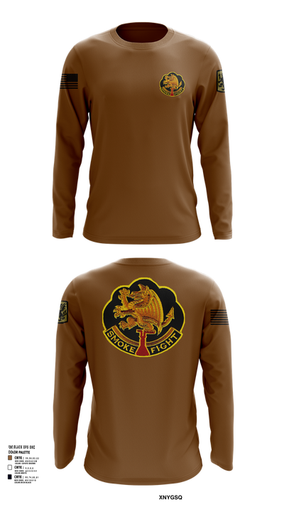 490th CBRN battalion 62890163 Long Sleeve Performance Shirt 52