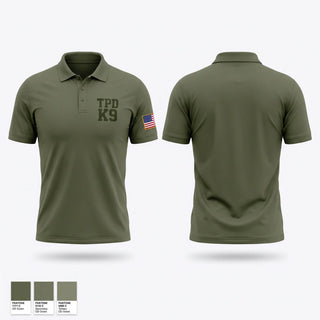 Short Sleeve Performance Polo, TPD K9, Police, Teamtime, Team time, sublimation, custom sports apparel, team uniforms, spirit wear, spiritwear, sports uniforms, custom shirts, team store, custom team store, fundraiser sports, apparel fundraiser