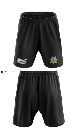 Athletic Shorts With Pockets, Story County Sheriffs Office, Police, Teamtime, Team time, sublimation, custom sports apparel, team uniforms, spirit wear, spiritwear, sports uniforms, custom shirts, team store, custom team store, fundraiser sports, apparel fundraiser