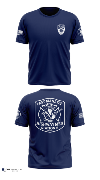 Old School Cotton Feel Shirt, East Manatee, Fire Department, Teamtime, Team time, sublimation, custom sports apparel, team uniforms, spirit wear, spiritwear, sports uniforms, custom shirts, team store, custom team store, fundraiser sports, apparel fundraiser