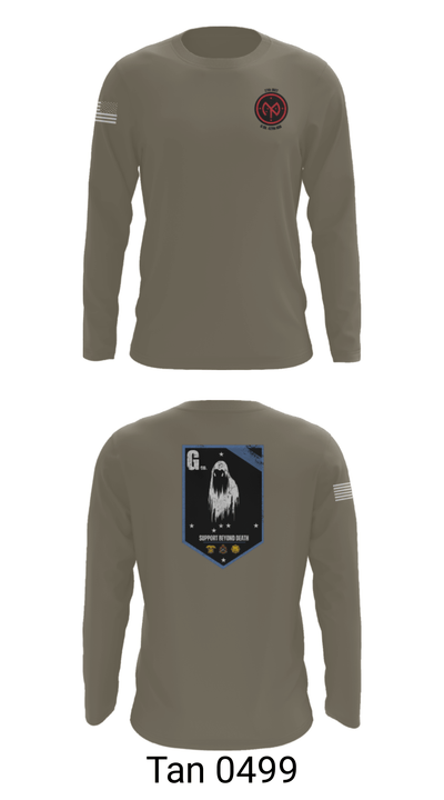 G Co 427th 38231110 Long Sleeve Performance Shirt - 35