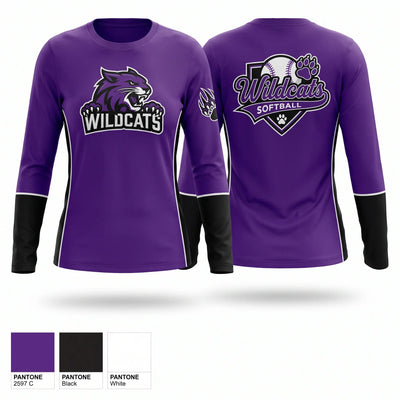 Keystone Wildcats Long Sleeve Performance Shirt 1