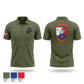 Short Sleeve Performance Polo, Alpha Company 1/25, Marines, Teamtime, Team time, sublimation, custom sports apparel, team uniforms, spirit wear, spiritwear, sports uniforms, custom shirts, team store, custom team store, fundraiser sports, apparel fundraiser
