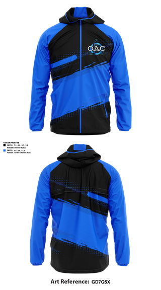 Windbreaker, OA Cheerleading, Cheer, Teamtime, Team time, sublimation, custom sports apparel, team uniforms, spirit wear, spiritwear, sports uniforms, custom shirts, team store, custom team store, fundraiser sports, apparel fundraiser