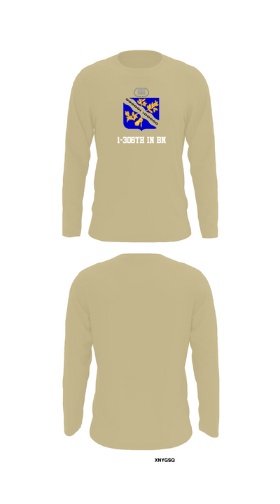 1-306th IN BN 86635313 Long Sleeve Performance Shirt 92