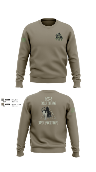 Crew Neck Sweatshirt, ECT-7, 11 CYBN, Army, Teamtime, Team time, sublimation, custom sports apparel, team uniforms, spirit wear, spiritwear, sports uniforms, custom shirts, team store, custom team store, fundraiser sports, apparel fundraiser