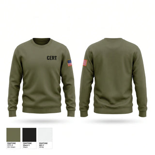 Crew Neck Sweatshirt, CERT, Police, Teamtime, Team time, sublimation, custom sports apparel, team uniforms, spirit wear, spiritwear, sports uniforms, custom shirts, team store, custom team store, fundraiser sports, apparel fundraiser