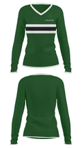 Strongman Baking 87349638 Women's Long Sleeve V-neck Shirt - 24