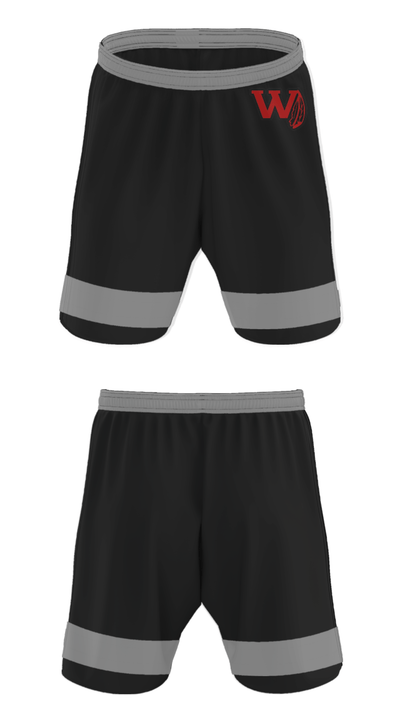 Weehawken High School Basketball 69663304 Athletic Shorts With Pockets - 24