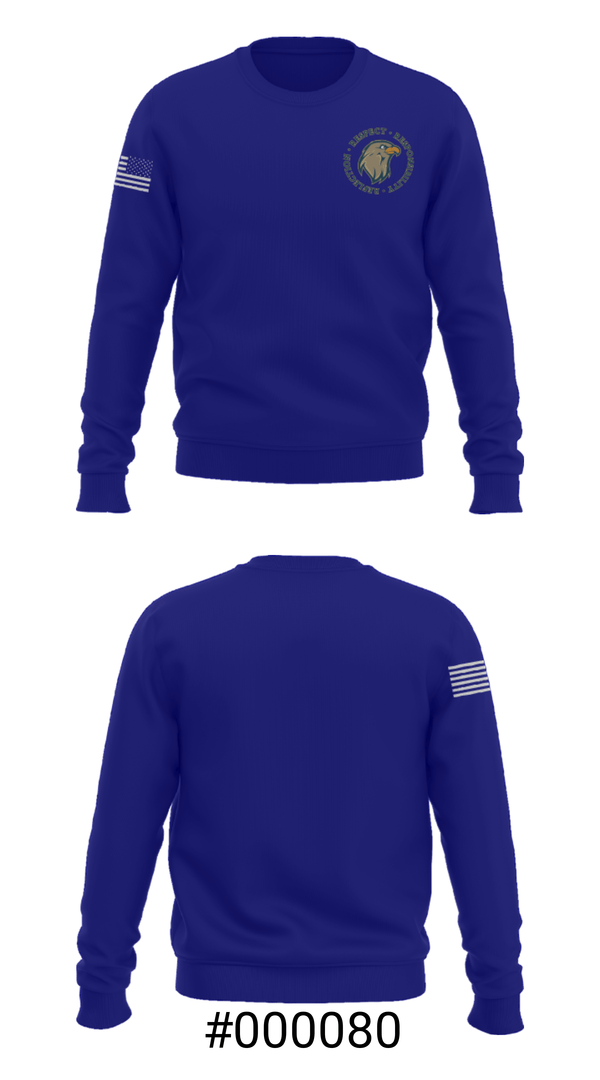 Crew Neck Sweatshirt, Edgecomb Eddy School, Spirit Store, Teamtime, Team time, sublimation, custom sports apparel, team uniforms, spirit wear, spiritwear, sports uniforms, custom shirts, team store, custom team store, fundraiser sports, apparel fundraiser