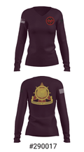 E co 427th 31919376 Women's Long Sleeve V-neck Shirt - 7
