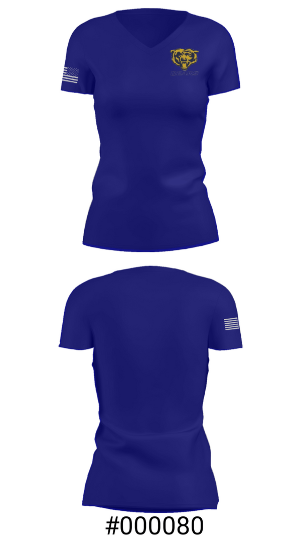 Women's Short Sleeve Vneck Shirt, Hertford County High School Basketball, Women's Basketball, Teamtime, Team time, sublimation, custom sports apparel, team uniforms, spirit wear, spiritwear, sports uniforms, custom shirts, team store, custom team store, fundraiser sports, apparel fundraiser