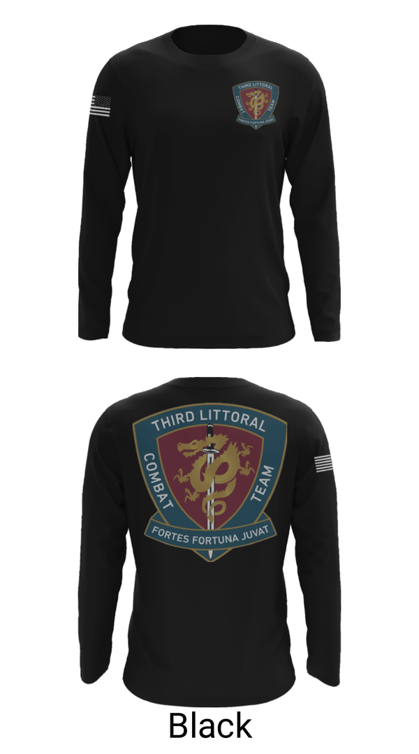 Long Sleeve Performance Shirt, , Marines, Teamtime, Team time, sublimation, custom sports apparel, team uniforms, spirit wear, spiritwear, sports uniforms, custom shirts, team store, custom team store, fundraiser sports, apparel fundraiser