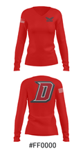 Dover Area High School Wrestling 59527124 Women's Long Sleeve V-neck Shirt - 20